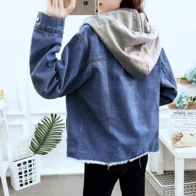ÁO KHOÁC JEAN PHỐI NỈ LAI RÁCH - NK351